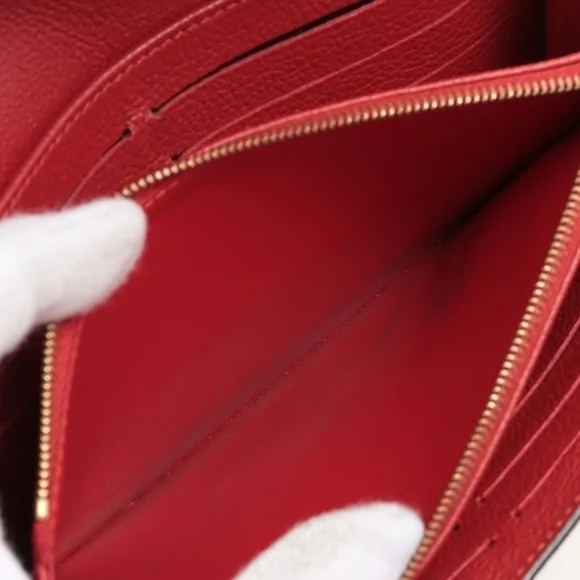 💎Authentic Louis Vuitton Empreinte Sarah Wallet Long Wallets Into Initials - Picture 11 of 13